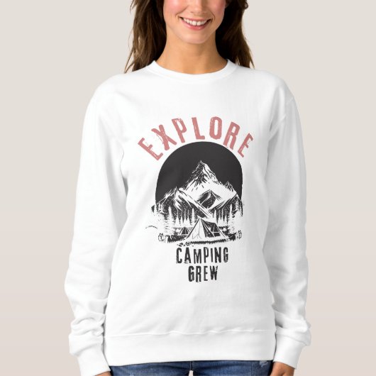 Camping Crew Campingplatz Lover Sweatshirt (Vorderseite)