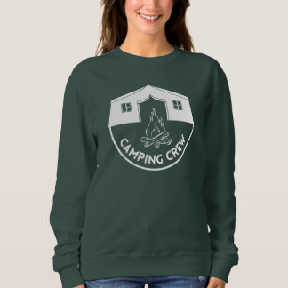 Camping Crew Cool Camp Liebhaber Design Sweatshirt