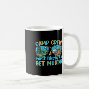 Camping-Crew, die wahrscheinlich am meisten verdre Kaffeetasse