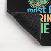 Camping-Crew, die wahrscheinlich das ganze Bier be Mousepad (Ecke)