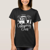 Camping Crew Freunde Getränke T-Shirt (Vorderseite)
