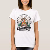 Camping Crew Freunde Getränke T-Shirt (Vorderseite)