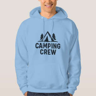 Camping Crew - Fun Outdoor Adventure Zitat Hoodie