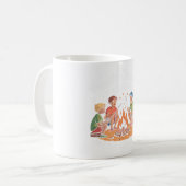 Camping Crew - Funny Campfire Group Kaffeetasse (Vorderseite Links)