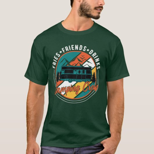 Camping Crew Funny Gift für Camping Liebhaber T-Shirt (Vorderseite)