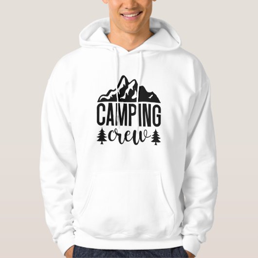 camping crew hoodie (Vorderseite)