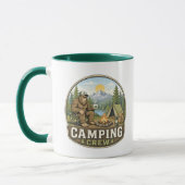 Camping-Crew-Kaffeetasse - Camping-Mannschaft! Tasse (Links)