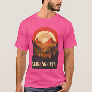 Camping Crew Lagerfeuer Natur Liebhabermannschaft T-Shirt