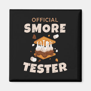 Camping Crew Offizieller Smore Tester Marshmallows Magnet