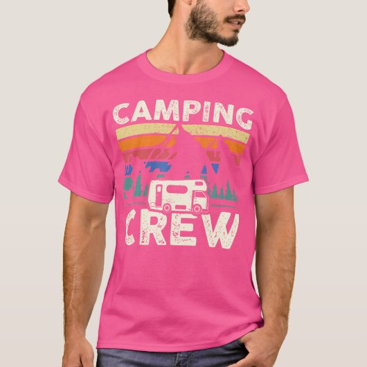 Camping Crew Outdoor Adventure T-Shirt (Vorderseite)