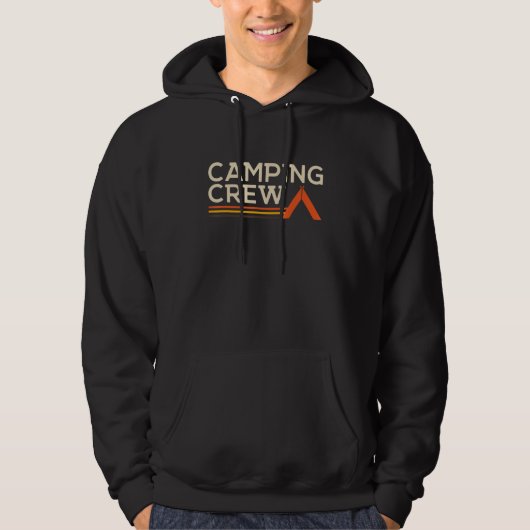 Camping Crew  RV Camper Outdoors Vacation Adventur Hoodie (Vorderseite)