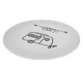 Camping crew schneidebrett (Ecke)