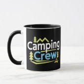 Camping Crew, schwarze Tasse (Links)