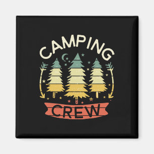 Camping-Crew-Shirt Kinder Familien-Camping-Shirts Magnet