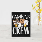 Camping Crew Smore Campfire Gruppe Squad Team Kind Karte (Gelbe Blume)