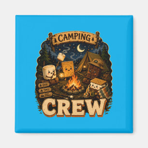 Camping-Crew Smores Lagerfeuer Passendes Reise-Ges Magnet