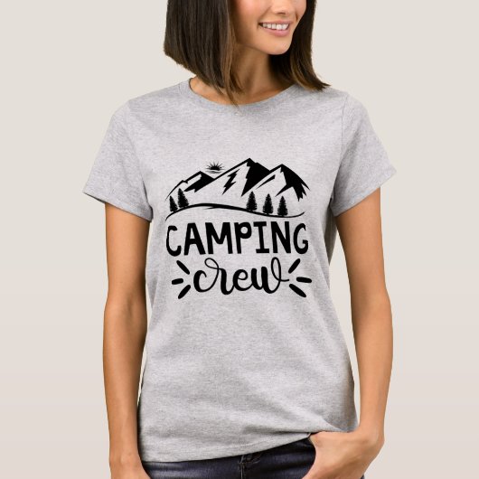 Camping Crew T-Shirt (Vorderseite)