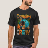 Camping Crew Wandern Fantastische Bergwelten T-Shirt (Vorderseite)