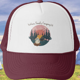 Camping "Custom Family Name" 2024 Truckerkappe