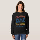 Camping Dad Like A Normal Dad Except Way Cooler Sweatshirt (Vorne ganz)