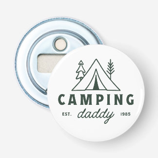 Camping daddy dad camper father green flaschenöffner