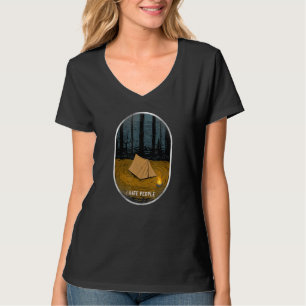 Camping, das ich hasse Leute Zelt T-Shirt