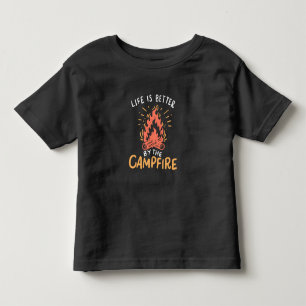 Camping - Das Leben ist besser am Lagerfeuer Kleinkind T-shirt