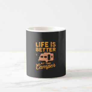 Camping - Das Leben ist besser im Camper Kaffeetasse