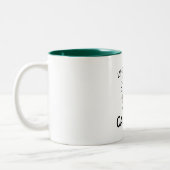 Camping - Das Leben wird besser durch das Lagerfeu Zweifarbige Tasse (Links)
