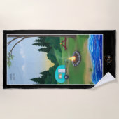 Camping Day Strandtuch (Vorderseite)