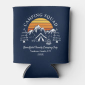 Camping der Familie passt auf individuelle Camp-Re Dosenkühler (Vorderseite)