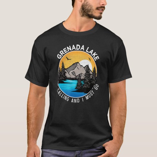 Camping der Fischerboote Seepromenade T-Shirt (Vorderseite)