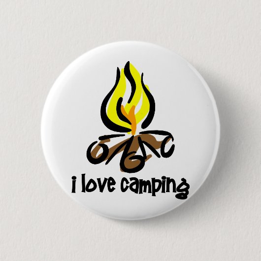 Camping der Liebe I Button (Vorderseite)
