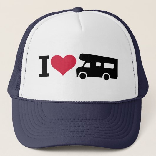 Camping der Liebe I - Camper Truckerkappe (Vorderseite)