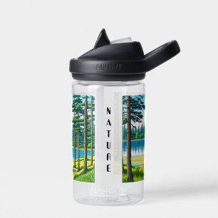 Camping der Natur im Wald Trinkflasche
