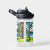 Camping der Natur im Wald Trinkflasche (rechts)