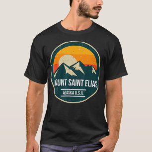 Camping des Nationalparks Saint Elias Alaska und T-Shirt