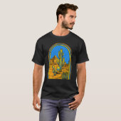 Camping Desert Landscape Cactus Desert Life Succul T-Shirt (Vorne ganz)