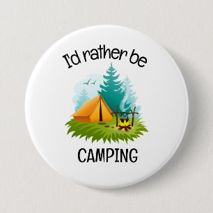 Camping-Design Button