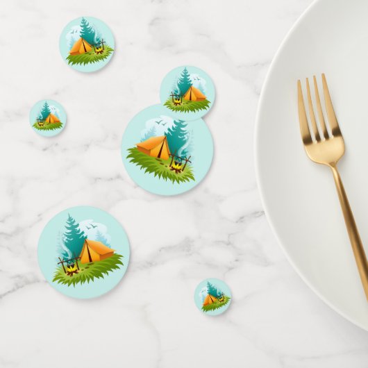 Camping Design Table Confetti Konfetti (Gruppe)