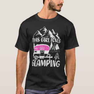 Camping Dieses Mädchen Lieben Glamping T-Shirt