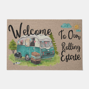 Camping Doormat Geschenk, Camper Housewarming Gesc Fußmatte
