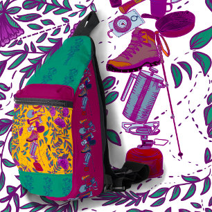 Camping Druckgetriebe Schneiden Nähtasche Crossbody Bag