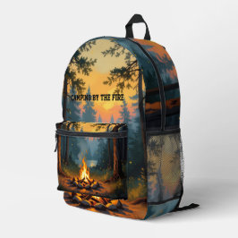 Camping durch das Brandrückhaltesystem Bedruckter Rucksack