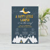 Camping Dusche Einladung (Stehend Vorderseite)