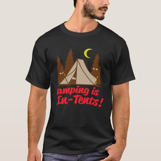Camping einzigartig T-Shirt (Vorderseite)