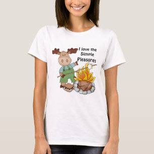 Camping Elche Cartoon Spaß T - Shirt