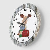 Camping Elche Cartoon Wandtuhr Große Wanduhr (Winkel)