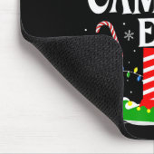 Camping Elf Xmas Funny Matching Family Group C Mousepad (Ecke)