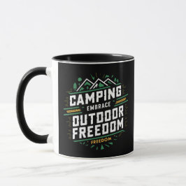 Camping Embrace Freiheit im Freien, Geschenkgutsch Tasse